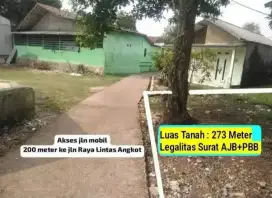 JUAL TANAH STRATEGIS AKSES MOBIL 20 METER KE JALAN UTAMA