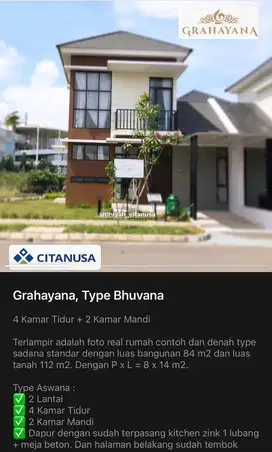 Bissmillah jual Rumah