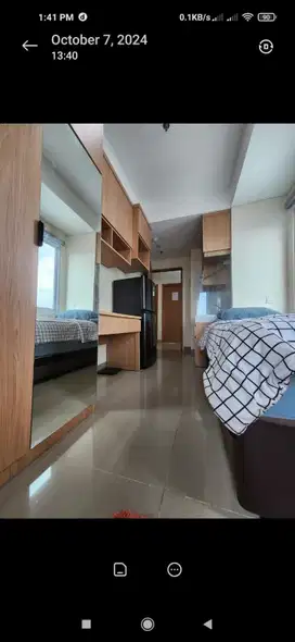 Apartemen studio furnished siap huni B Residence  Serpong