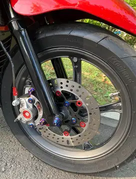 YAMAHA MIO 2009 MERAH MAZDA FULL BARU RESTO MOD