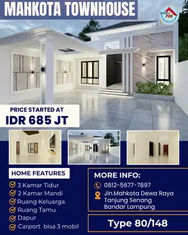 RUMAH MEWAH ELEGAN TANAH LUAS DAN STRATEGIS