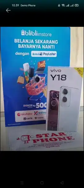 Vivo y18 4/128 new resmo