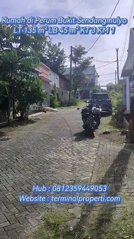 Rumah Dijual Murah Perum Bukit Sendangmulyo Tembalang Semarang Timur