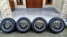 Vleg ring 16 Hsr wheel pcd 114 baut 5 ban tebalbekas brv
