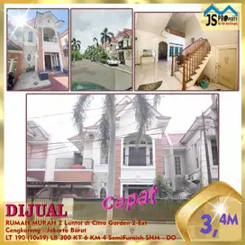DIJUAL RUMAH 2 LANTAI 10 X 19 DI CITRA GARDEN CITY 2 EXT JAKARTA BARAT