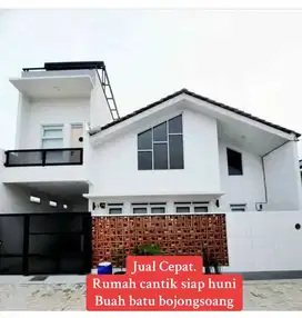 Dijual Cepat rumah cantik dan Nyaman 2 lantai Nego Full Furnished