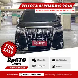 Toyota Alphard 2.5 G 2018 Hitam