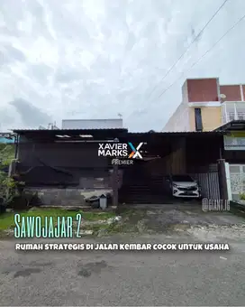 Rumah strategis di jalan kembar cocok untuk usaha di Sawojajar 2