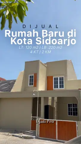 Rumah Baru 2 Lantai Row Jalan 10m Di Perum. Permata Megah Asri Sda