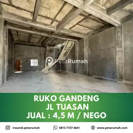 Ruko gandeng startegis jalan besar tuasan kota medan