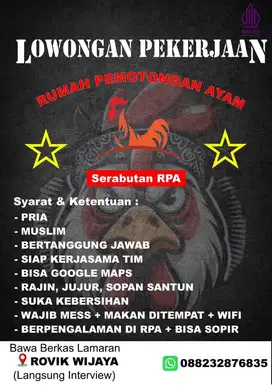 Lowker Pemotongan Ayam