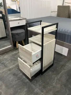 Nakas Drawer Besi kombinasi HPL (PROMO STOK)
