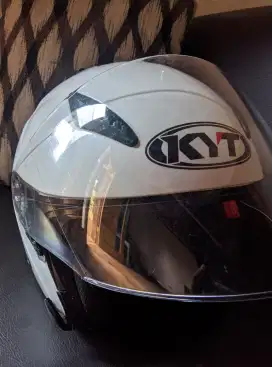 HELM KYT GALAXY FLAT R (PUTIH)