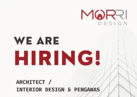 Dibutuhkan segera Designer/Arsitek/Pengawas Lapangan