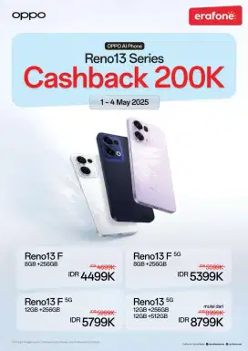 Oppo reno 13f blue 8/256
