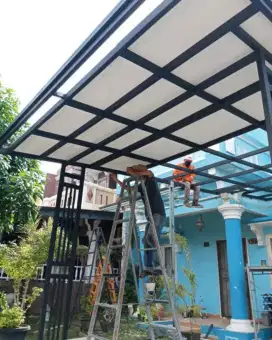 Kanopi atap alderon