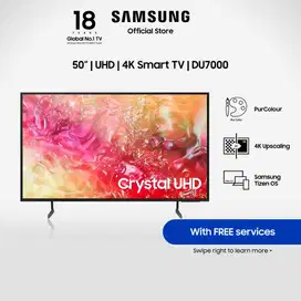 Samsung 50 Crystal UHD 4K DU7000 4K Smart TV
