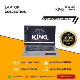 ACER ASPIRE 5 A514-54 INTEL CORE i3 1115G4 RAM 8/512GB SSD NVMe