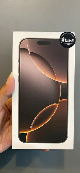 Iphone 16 pro max 1tb NEW RESMI DESSERT TITANIUM