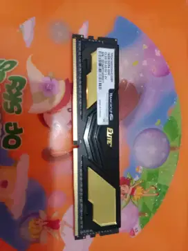 Ram ddr 4 16gb  merk team elite life time waranty
