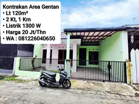 Sewa Rumah Area Gentan, Dekat Luwes, Laweyan, Purwosari, Solo Baru