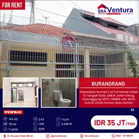Rumah Lokasi Tengah Kota Dekat Jalan Galunggung