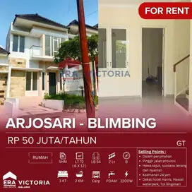 Rumah Sewa Dalam Perumahan Dekat Riverside, Pintu Tol Singosari