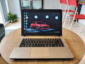 Asus X441UA Intel Core i3-7020u RAM 8GB DDR4 SSD 256GB Ngebut Anti Lem