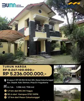 KOST 30 KAMAR TANAH LUAS SHM DIJUAL MURAH DI SETURAN