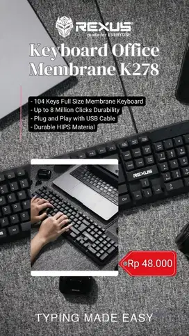 Keyboard Rexus K278
