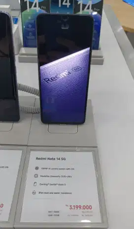Redmi Note 14 5G 8/256GB Bisa Kredit Tanpa DP