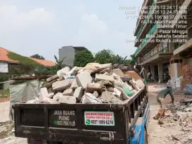 Jasa buang puing dan pengurugan tanah