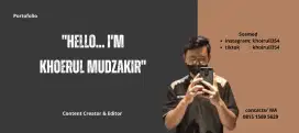 pekerjaan yang menjurus ke arah multimedia / dunia kreatif