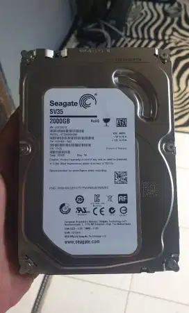 Hardisk Seagate 2TB  6 gb/s 7200rpm 100% sentinel