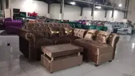 Sofa beludru mewah