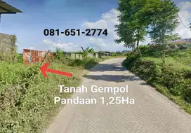 Tanah di Gempol Pandaan