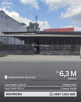 Dijual Ruang Usaha Di Pusat Kota Purwokerto