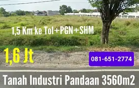 Tanah Industri di Pandaan