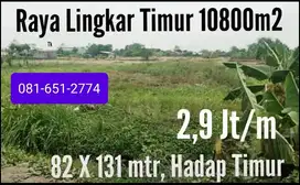 Tanah di Lingkar Timur Sidoarjo.