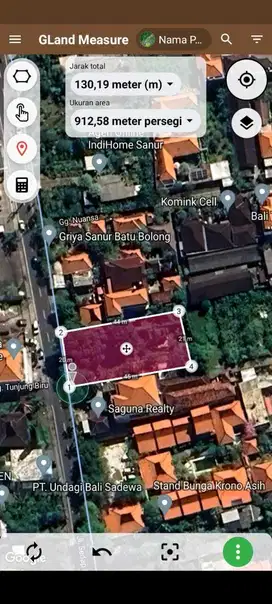 Jual Tanah 9 Are di Jln Utama Sedap Malam Denpasar