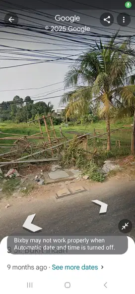 Kavling 10.810m2 di jalan raya Serua Tangerang Selatan