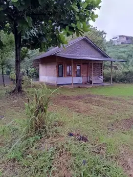 di jual rumah kebun dan kolam air melimpah di dekat Lido cigombong