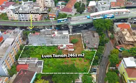 Dijual Tanah di Jl Wolter Monginsidi. Kebayoran Baru. Jakarta Selatan