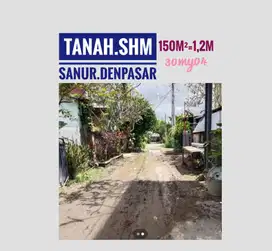 Jual Tanah SHM itr kuning Sanur Denpasar Bali