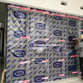 Pintu Garasi Premium WINA - SS Sliding, Lipat Cat Powder Coating