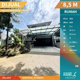 b086 Rumah Mewah Furnished Plus Private Pool Siap Huni