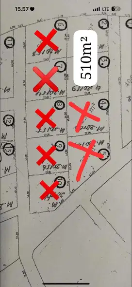 Dijual tanah 510 m² di Jimbaran Kuta Selatan Badung Bali