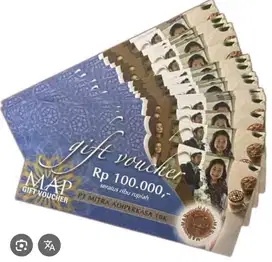 Voucher MAP 900rb (100rb x 9)
