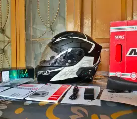 Nolan N605 ORIGINAL ITALY (SIMPANAN KOLEKSIAN PRIBADI)+BONUS INTERCOM
