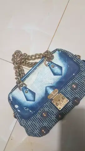 tas jinjing denim Lv second